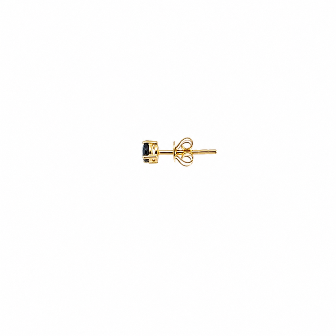 ER426237. 14k Solid Gold Diamond and Gemstone Fancy Stud Earrings