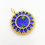 Load image into Gallery viewer, 14K Gold Round Pendant
