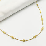 Load image into Gallery viewer, 8Necklace. Gold Plated Sterling Silver Satellite Necklace
