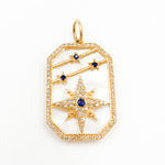 Load image into Gallery viewer, 14K Gold Star Pendant
