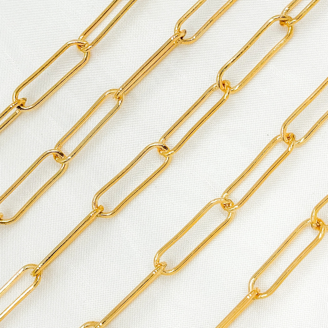 14K Gold Filled Paperclip Chain. 4701GF