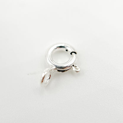 Sterling Silver Spring Ring Clasp