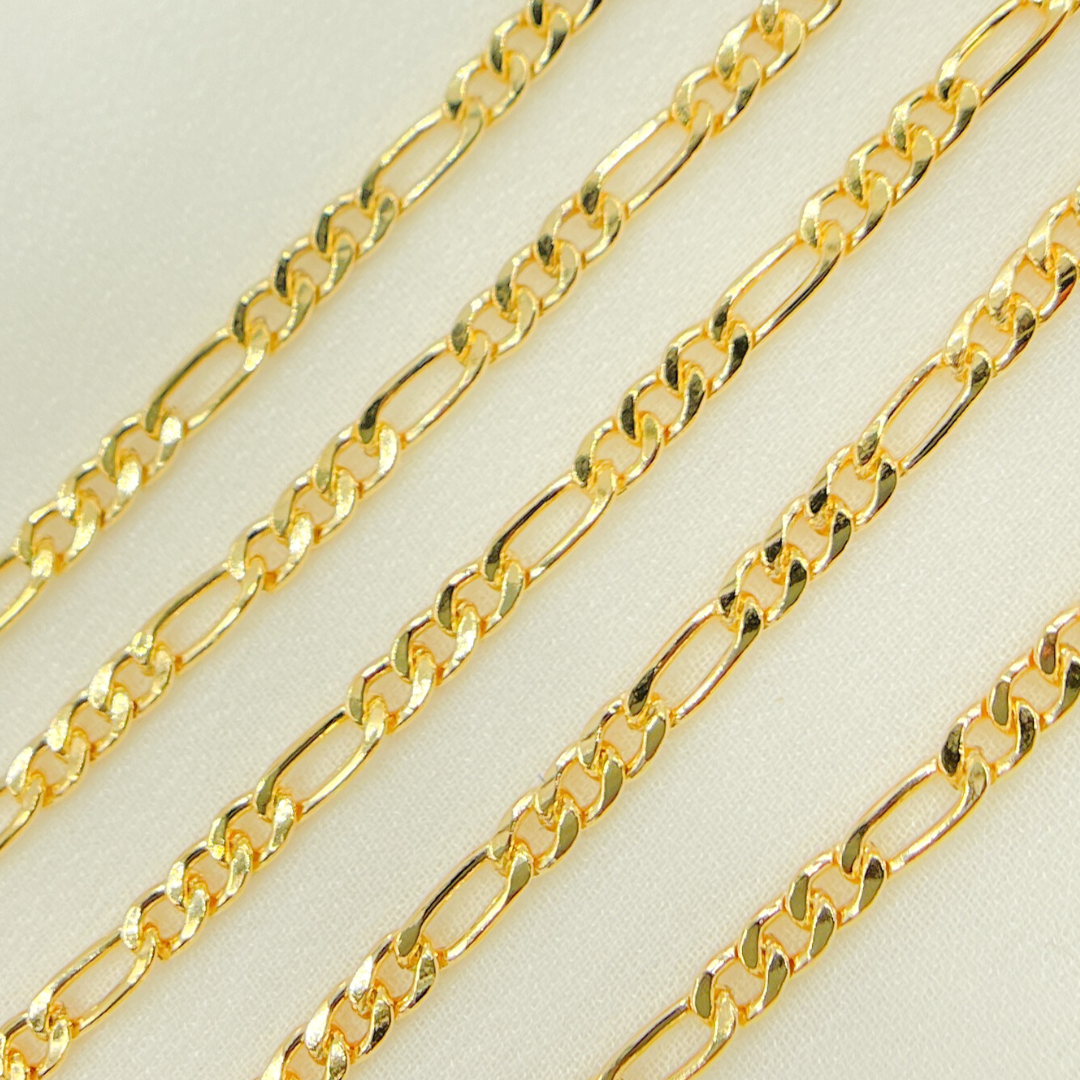 3831CHRGF. 14K Gold Filled Figaro Link Chain