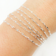 Z108SS. Sterling Silver Oval & Mariner Link Chain