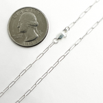 Load image into Gallery viewer, 1606SSNecklace. Sterling Silver Paperclip Finished Necklace
