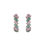 Load image into Gallery viewer, EHF57672. 18K Solid Gold Diamond &amp; Gemstone Earrings