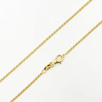 Load image into Gallery viewer, 28Necklace. Gold Pated Sterling Silver Rolo Necklace