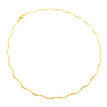 Load image into Gallery viewer, Silver Gold Plated Snake Omega Necklaces
