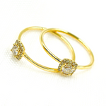 Load image into Gallery viewer, 14K Solid Gold Diamond Square Ring. RFD16963
