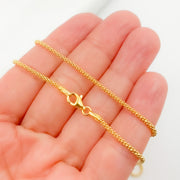 Buy Gold Plated Sterling Silver Popcorn Necklace