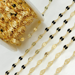 Load image into Gallery viewer, V68GP. Gold Plated 925 Sterling Silver Fancy Marina Link Chain
