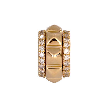 14K Solid Gold Fancy Ring Charm