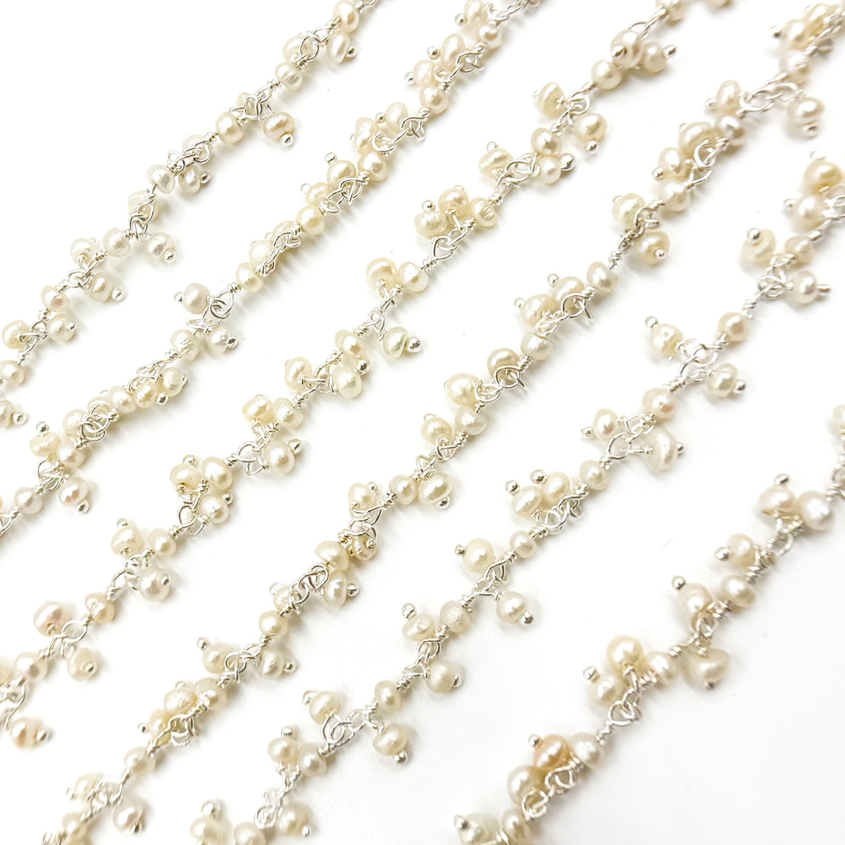Dangle Sterling Silver Wire Chain