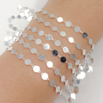 Load image into Gallery viewer, V65SS. Sterling Silver Disc Chain
