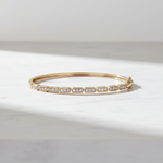 Load image into Gallery viewer, BNI68680. 14K Solid Gold Diamond Bangle