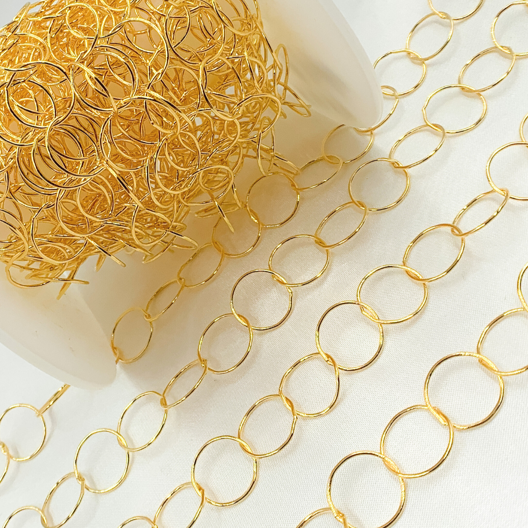 748GF. 14k Gold Filled Circle Link Chain