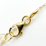 Load image into Gallery viewer, NKSET418. 14k Solid Yellow Gold Heart Link Necklace
