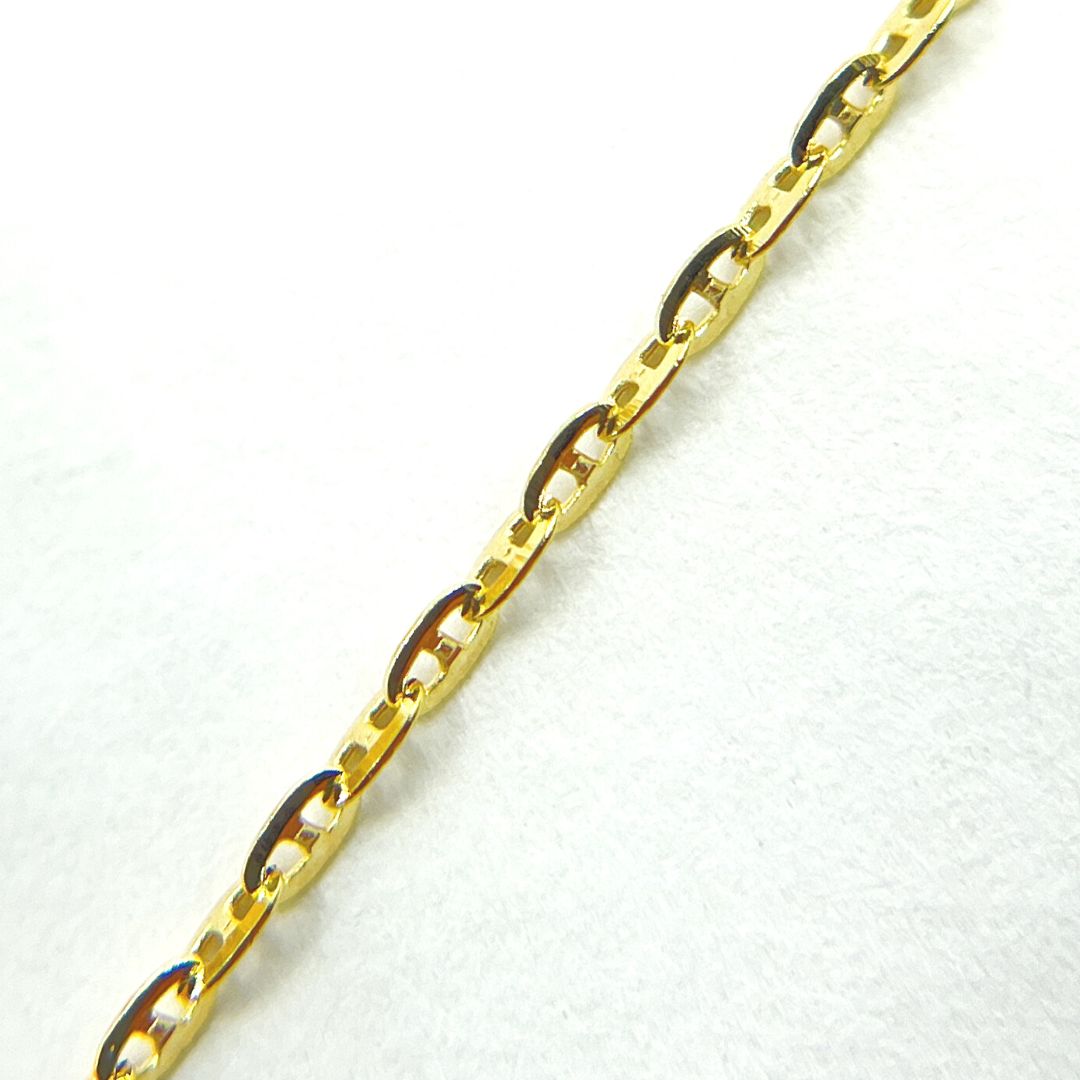 Shop Now 14K Gold Flat Marina Link Chain