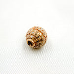 Load image into Gallery viewer, DC811. Diamond Sterling Silver Round Bead
