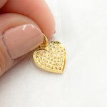 Load image into Gallery viewer, DC287. Diamond Sterling Silver Heart Charm
