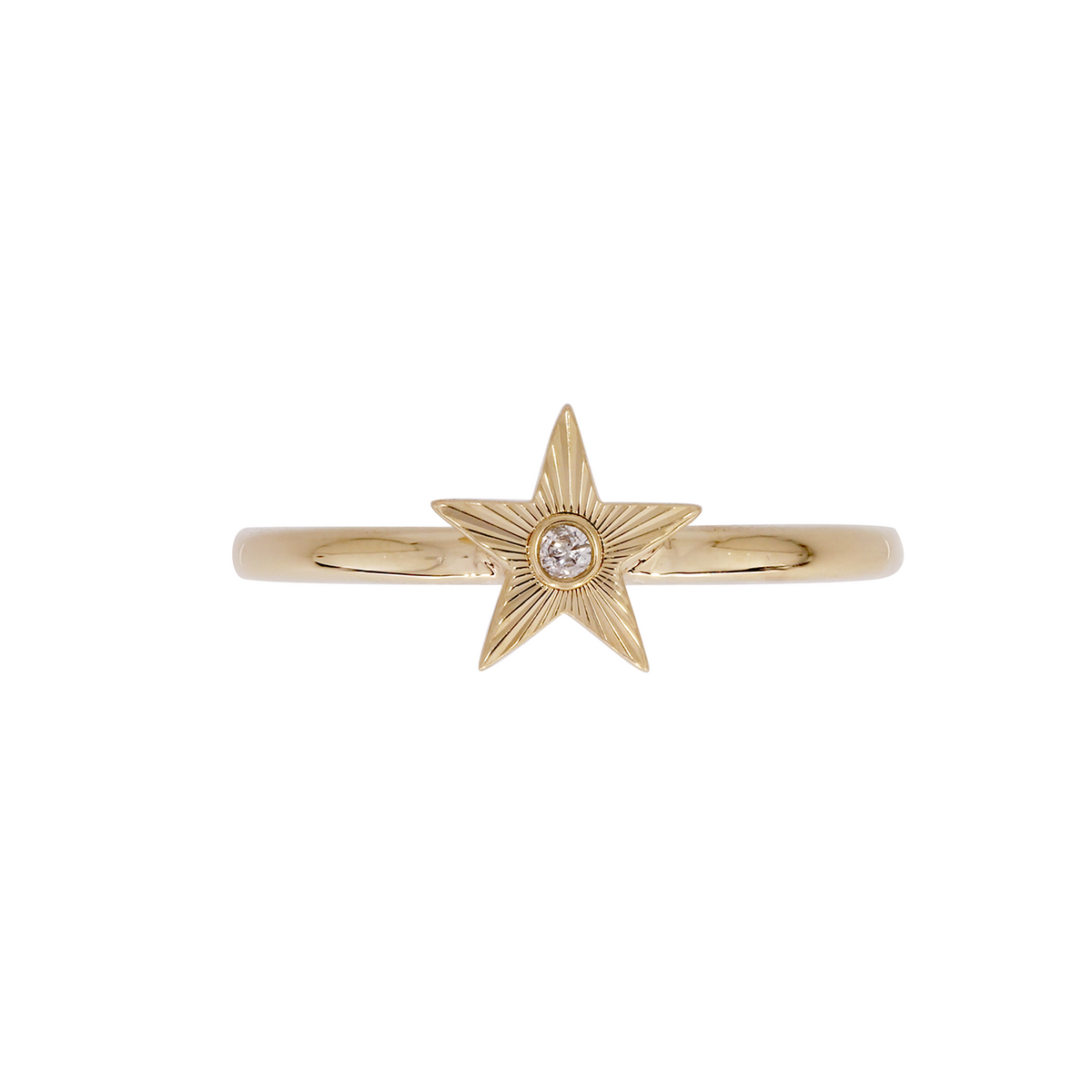 Buy 14K Yellow Gold Diamond Star Jewelry Set