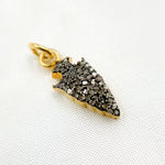 Load image into Gallery viewer, DC352. Diamond Sterling Silver Arrowhead Charm
