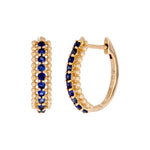 Load image into Gallery viewer, EHZ57298. 14K Solid Yellow Gold Hoop Earrings