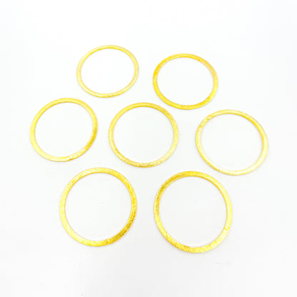 Gold Plated Sterling Silver Ring Connector