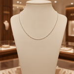 Load image into Gallery viewer, 150CPBBWG. 14K Solid White Gold Bead Chain