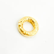 Gauge Gold Plated Sterling Silver Hammered Open Jump Ring
