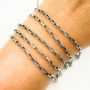 Silver Diamond Cut Box Link Chains