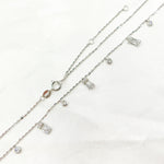 Load image into Gallery viewer, 14K Solid Gold Diamond Dangle Necklace. NT401847
