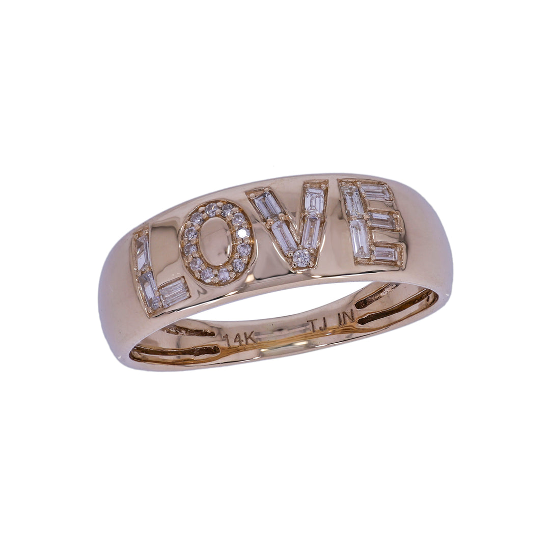 RFC19703. 14K Solid Gold Diamond Ring