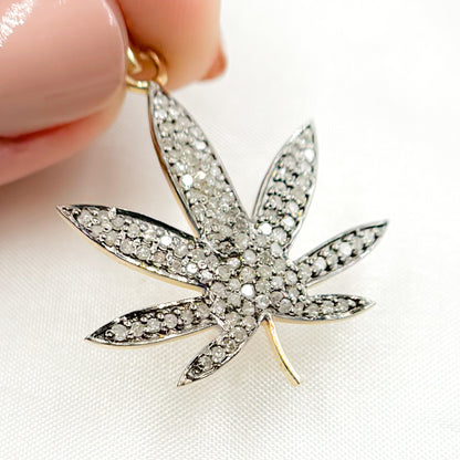 Sterling Silver Leaf Pendant