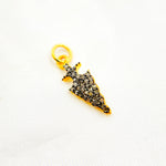 Load image into Gallery viewer, DC349. Diamond Silver Arrow Head Charm
