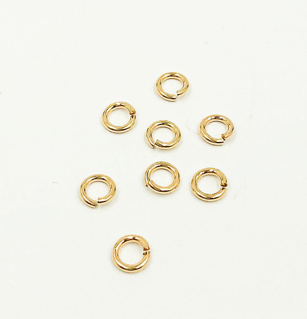 4mm Gold Filled Jump Ring - Open - Beadworks