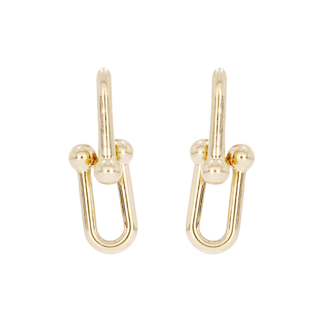 EFZ54160. 14k Solid Gold Dangle Earrings