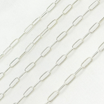 Load image into Gallery viewer, 925 Sterling Silver Flat Paperclip Link Chain. 2505LSS
