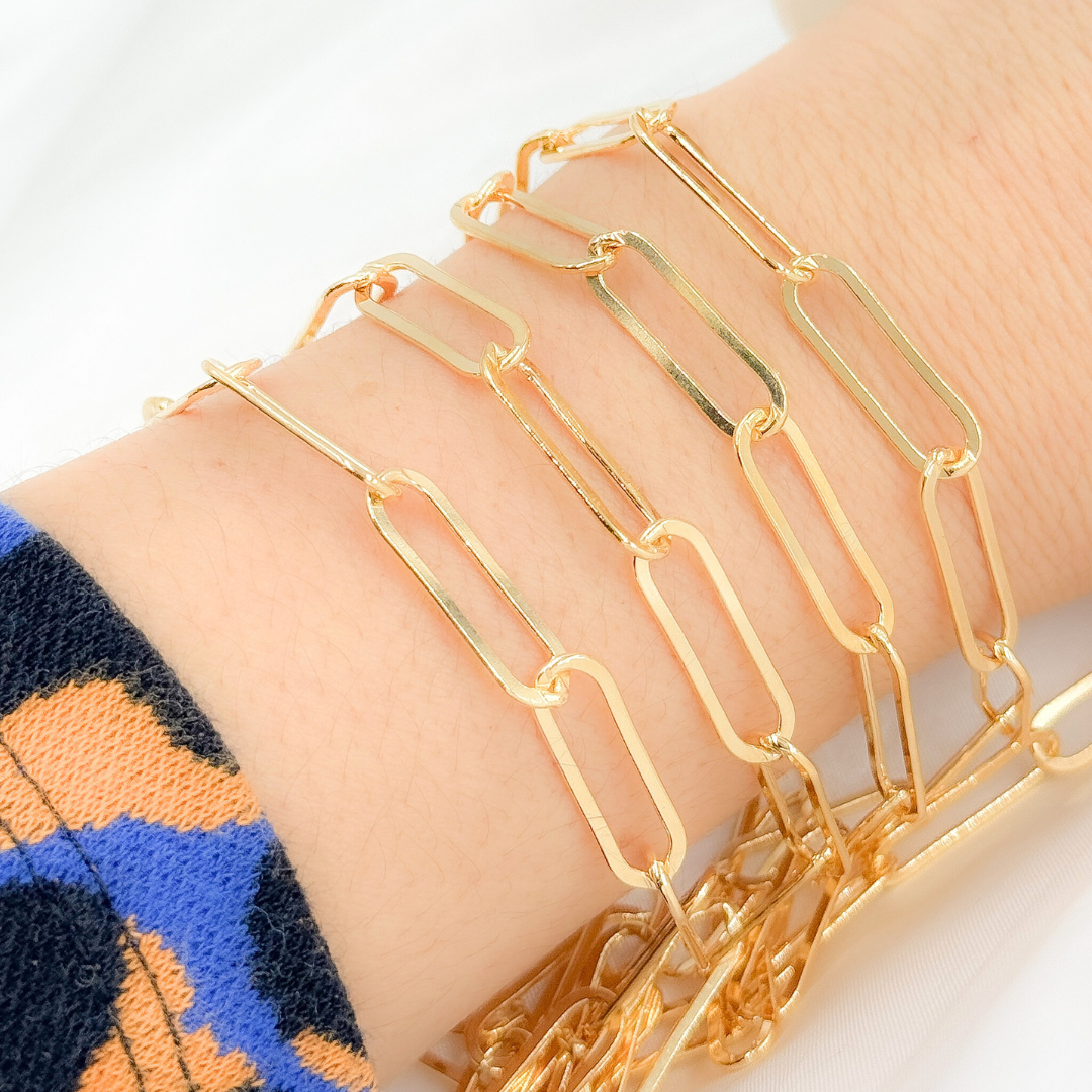 4701FGF. 14K Gold Filled Paperclip Chain