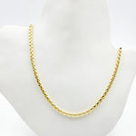 Load image into Gallery viewer, 200HIV0934000. 14k Solid Yellow Gold Venetian Box Link Chain