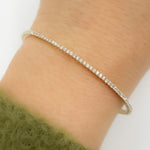 Load image into Gallery viewer, BNL68424. 14K Solid Gold Diamond Bangle