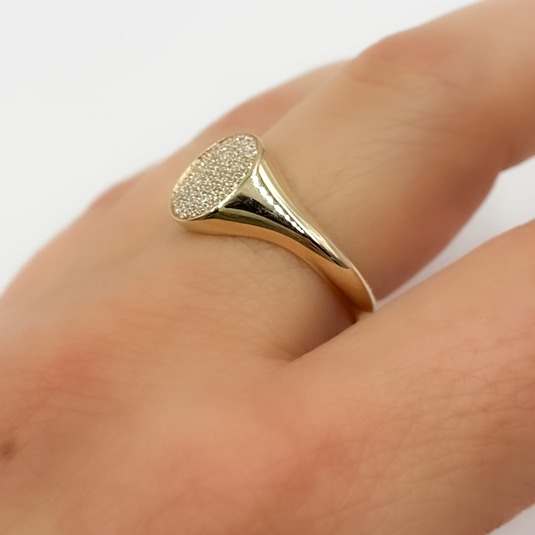 RFE19505. 14K Solid Gold Diamond Ring