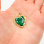 Load image into Gallery viewer, 14K Gold Heart Pendants
