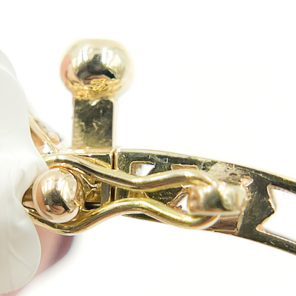 KG100. 14K Solid Gold Bangle with Diamonds