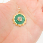 Load image into Gallery viewer, KG53A. 14K Solid Gold Round Pendant