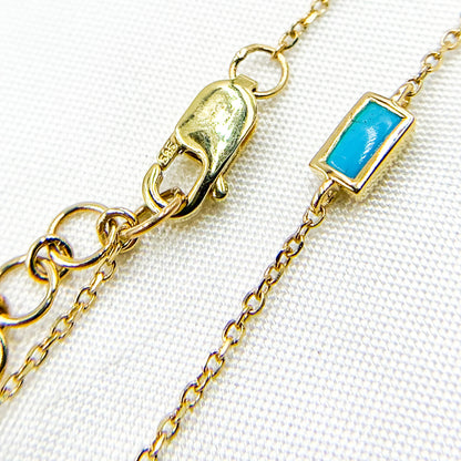 CB96328. 14k Solid Gold Gemstone Bracelet