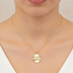 Load image into Gallery viewer, PFB33147. 14K Solid Gold Diamond Necklace