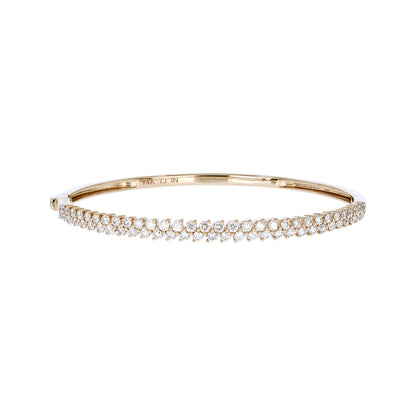 BNN68434. 14K Solid Gold Diamond Bangle