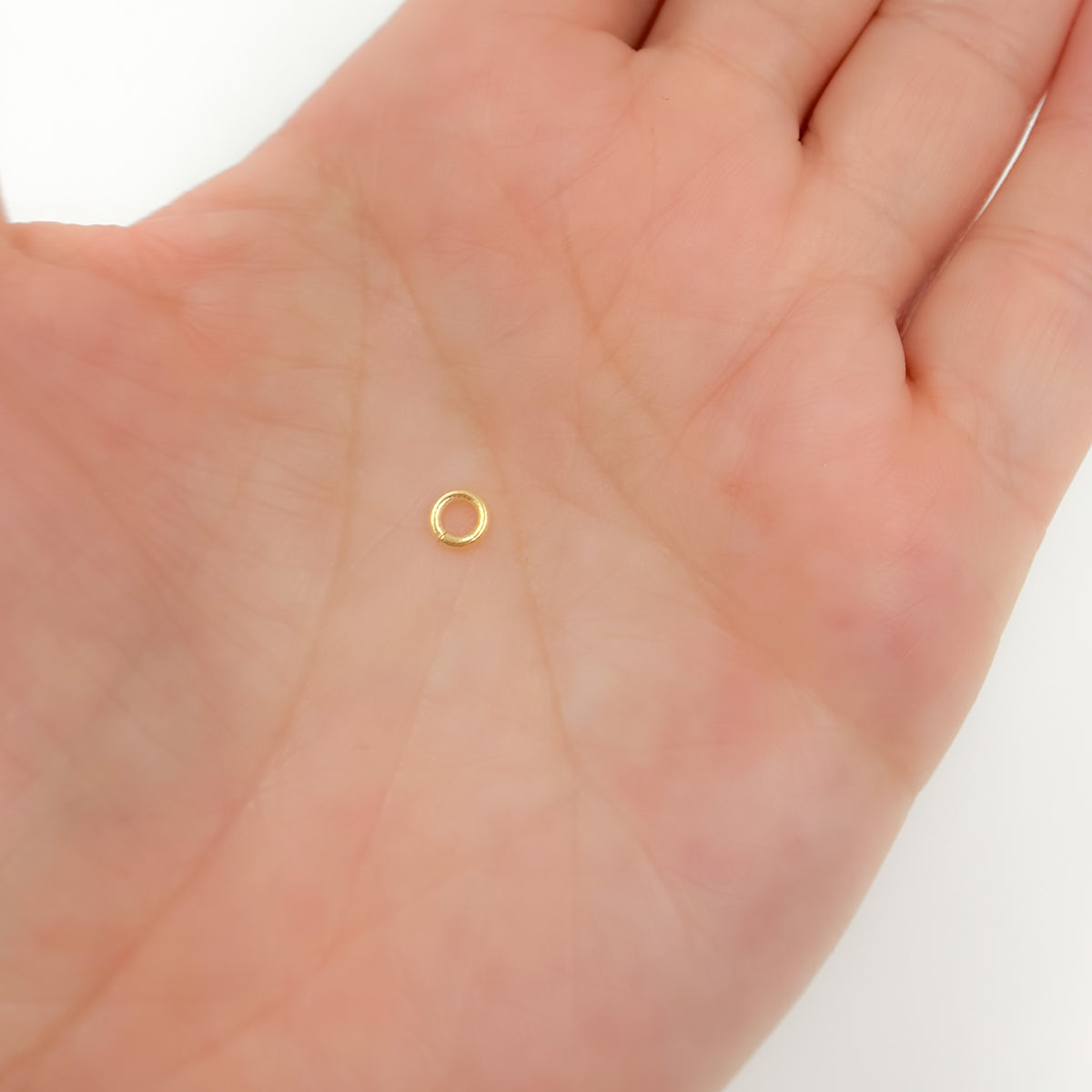 Open Gold Plated Jump Ring