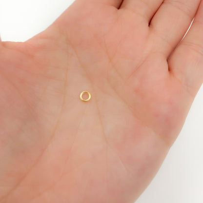 Open Gold Plated Jump Ring